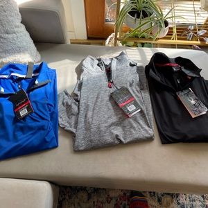 Spyder Active 3/4 Zip Mens pullovers NWT